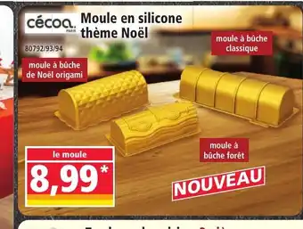 Norma Moule en silicone thème Noël offre
