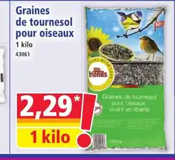Norma Graines de tournesol pour oiseaux offre