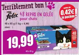 Norma FELIX 48 repas en gelee pour chats offre