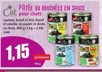 Norma CAT Patée ou bouchées en sauce offre
