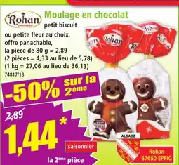 Norma ROHAN Moulage en chocolat offre