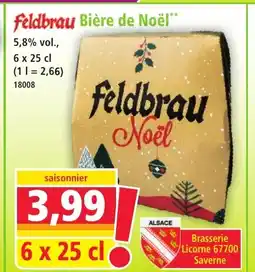 Norma FELDBRAU Bière de Noël offre