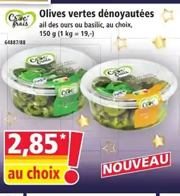 Norma CROC FRAIS Olives vertes dénoyautées offre