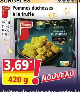 Norma FINDUS Pommes duchesses à la truffe offre