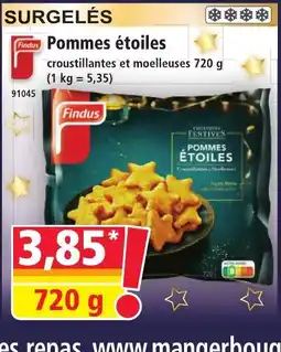 Norma FINDUS Pommes étoiles offre