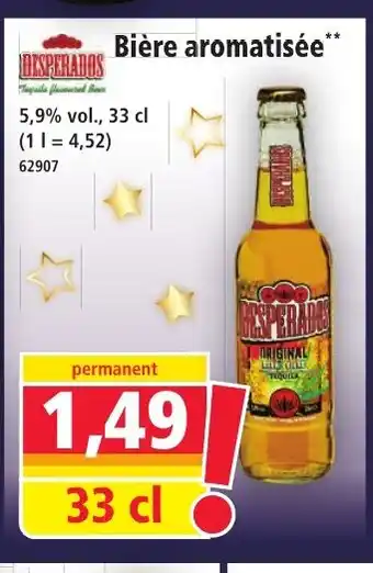 Norma DESPERADOS Bière aromatisée offre