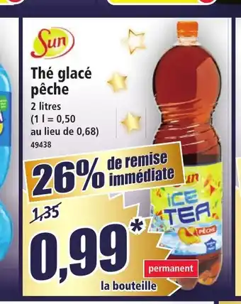 Norma SUN Thé glacé pêche offre