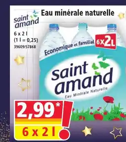 Norma SAINT AMAND Eau minérale naturelle offre