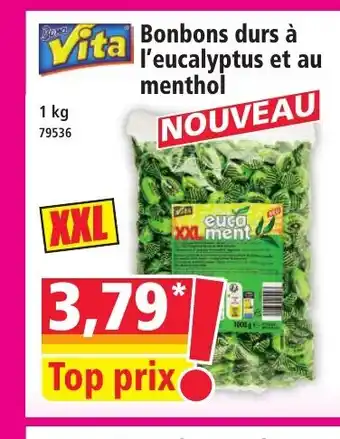 Norma VITA Bonbons guimauve fourrés pomme, pêche ou banane offre