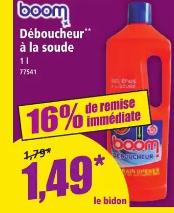 Norma BOOM Déboucheur à la soude offre