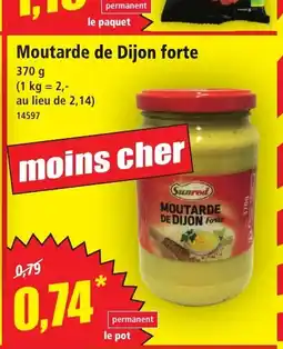 Norma Moutarde de Dijon forte offre