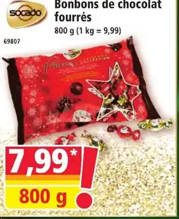 Norma SOCADO Bonbons de chocolat fourrés offre