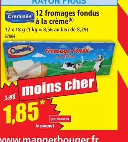 Norma CREMISÉE 12 fromages fondus à la crème offre