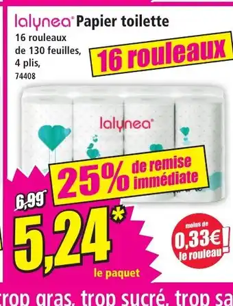 Norma LALYNEA Papier toilette offre