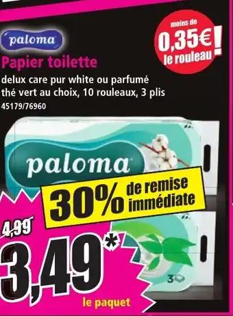 Norma PALOMA Papier toilette offre