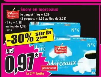 Norma BONNES MALICES Sucre en morceaux offre