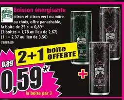 Norma MAISON PERRIER Boisson énergisante offre