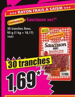 Norma COCHOUNOU Saucisson sec offre