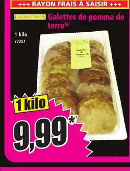 Norma Galettes de pomme de terre offre