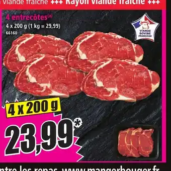 Norma 4 entrecôtes offre