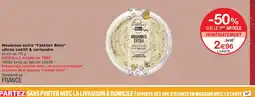 Monoprix L'ATELIER BLINI Houmous extra citron confit & coriandre offre