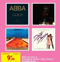 Intermarché Best of vinyle universal music,sony music ,warner music offre