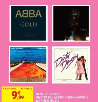 Intermarché Best of vinyle universal music,sony music ,warner music offre