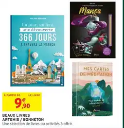 Intermarché Beaux livres artemis / bonneton offre