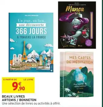 Intermarché Beaux livres artemis / bonneton offre