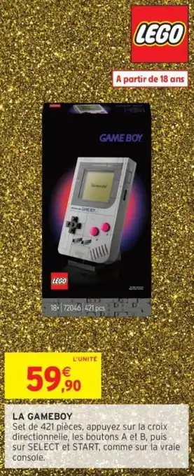 Intermarché La gameboy offre