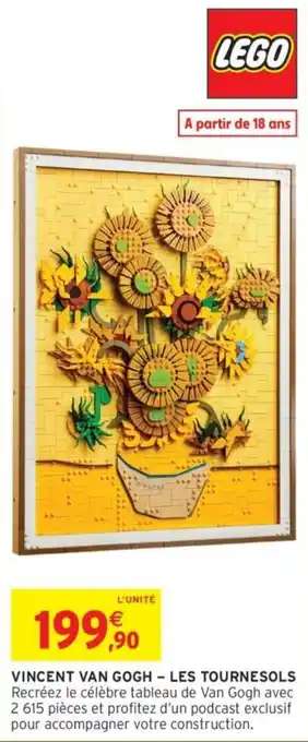 Intermarché Vincent van gogh - les tournesols offre