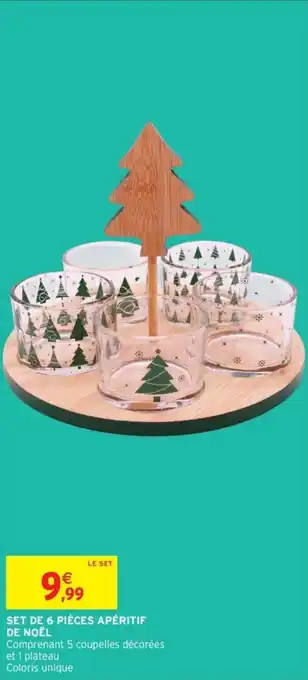 Intermarché Set de 6 pièces apéritif de noël offre