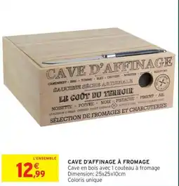 Intermarché Cave d'affinage à fromage offre