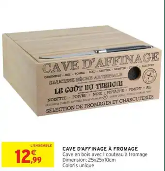 Intermarché Cave d'affinage à fromage offre