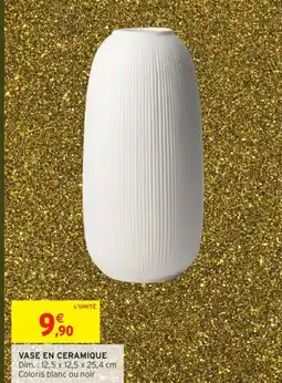 Intermarché Vase en ceramique offre