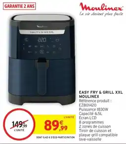 Intermarché Easy fry & grill xxl moulinex offre