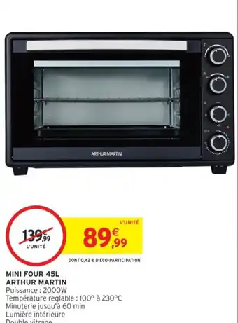 Intermarché Mini four arthur martin offre