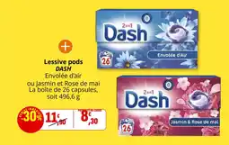 Coccinelle Supermarché DASH Lessive pods offre