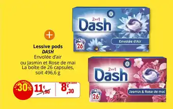 Coccinelle Supermarché DASH Lessive pods offre