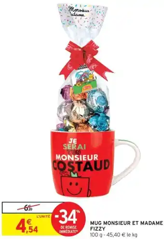 Intermarché Mug monsieur et madame fizzy offre