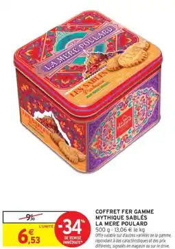 Intermarché Coffret fer gamme mythique sablés la mere poulard offre