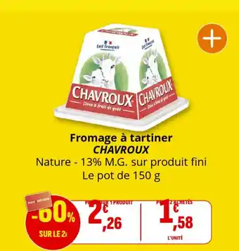Coccinelle Supermarché CHAVROUX Fromage à tartiner offre