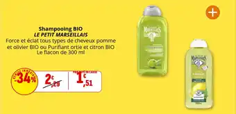 Coccinelle Supermarché LE PETIT MARSEILLAIS Shampooing BIO offre