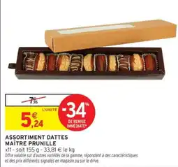 Intermarché Assortiment dattes maître prunille offre
