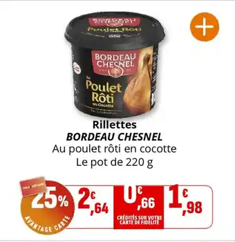 Coccinelle Supermarché BORDEAU CHESNEL Rillettes offre