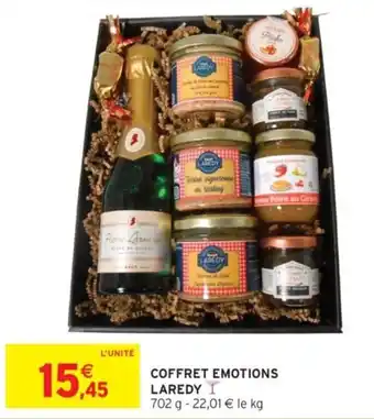 Intermarché Coffret emotions laredy offre