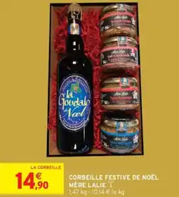 Intermarché Corbeille festive de noël mère lalie offre