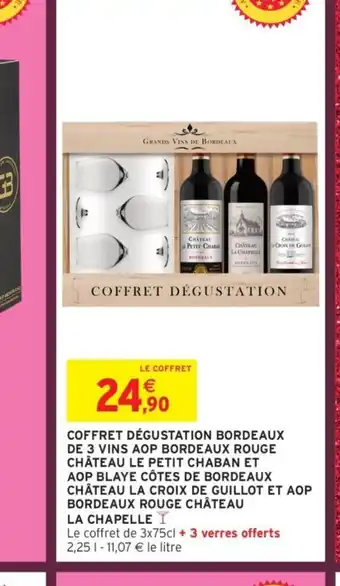 Intermarché Coffret dégustation offre