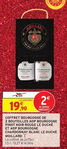 Intermarché Coffret bourgogne chardonnay offre