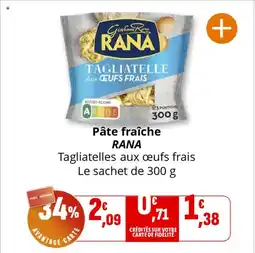 Coccinelle Supermarché RANA Pâte fraîche offre